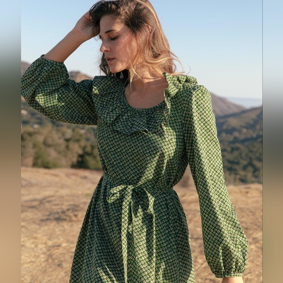 Christy Dawn the Conley dress in linden anemone field, xs - Picture 3 of 14